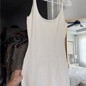 Simple White Tank Dress